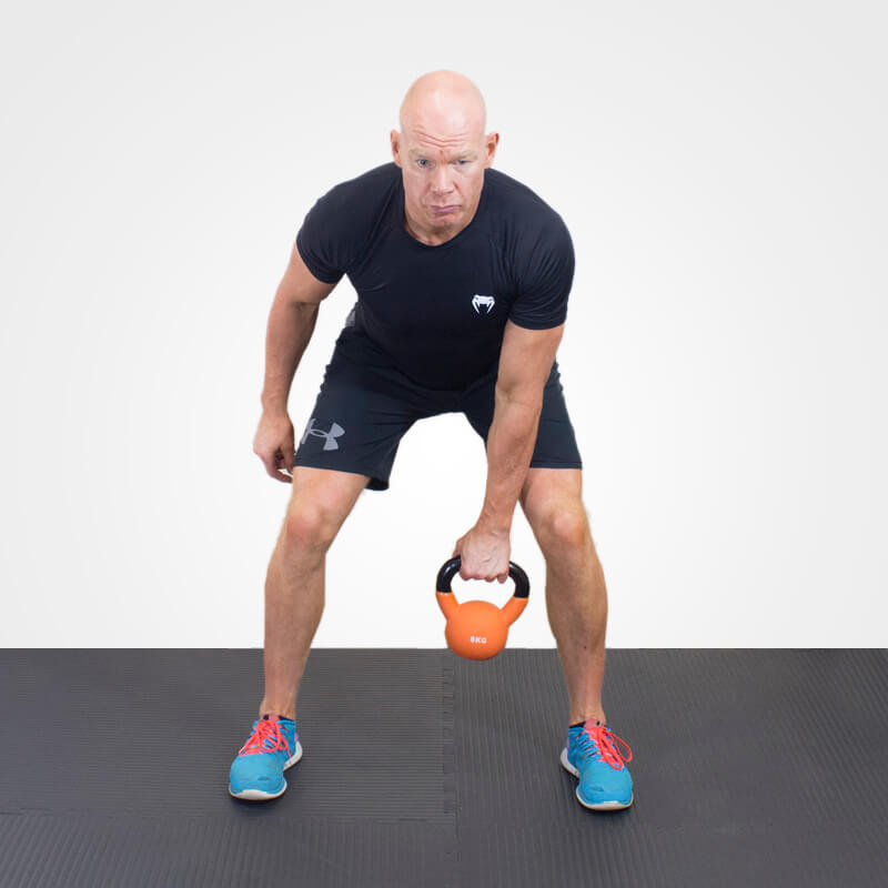 KETTLEBELL CLEAN POSITION 1