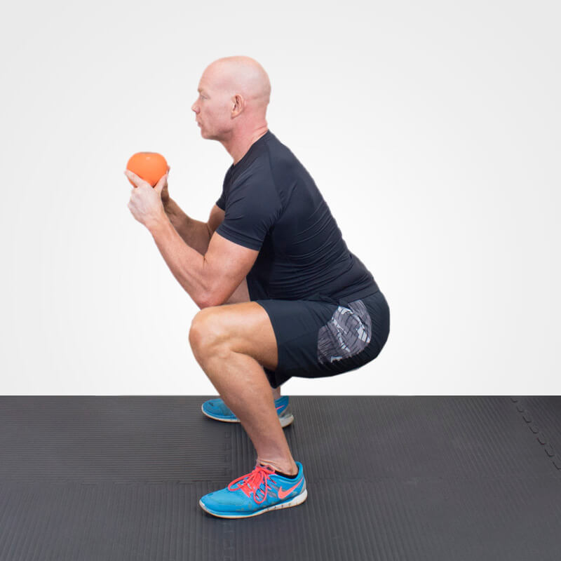 KETTLEBELL GOBLET SQUAT POSITION 2