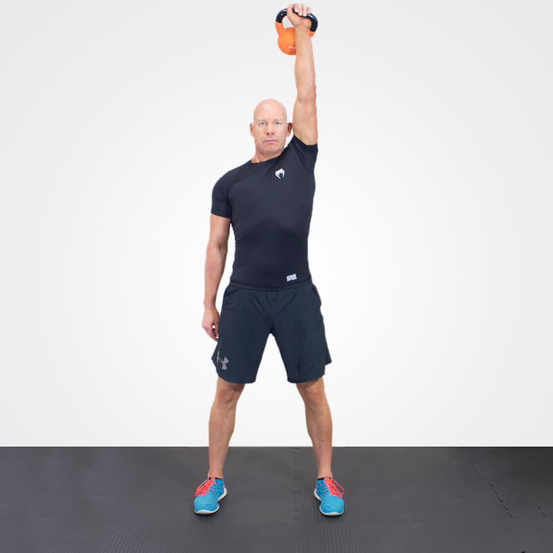 KETTLEBELL SHOULDER PRESS POSITION 2