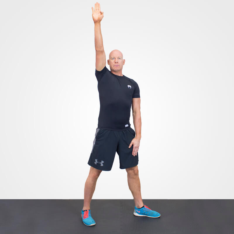 KETTLEBELL WINDMILL NO BELL POSITION 1